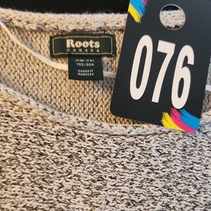 #76...Roots Canada Knit Sweater...oversize XS